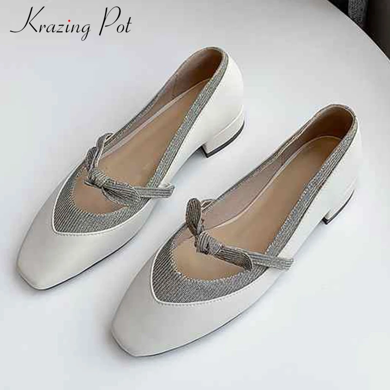 Krazing pot new full grain leather vintage square toe slip on low heels butterfly-knot superstar party lovely shallow pumps l2f4
Krazing pot new full grain leather vintage square toe slip on low heels butterfly-knot superstar party lovely shallow pumps l2f4