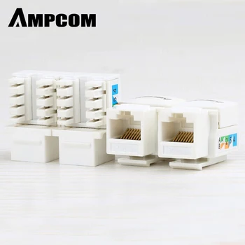 CAT6 Keystone Jack,AMPCOM Snap-in RJ45 Punch-Down Cat.6 Keystone Module Adapter 100/1000 Mbps |UTP|Compatible with CAT.6/CAT.5e
CAT6 Keystone Jack,AMPCOM Snap-in RJ45 Punch-Down Cat.6 Keystone Module Adapter 100/1000 Mbps |UTP|Compatible with CAT.6/CAT.5e
