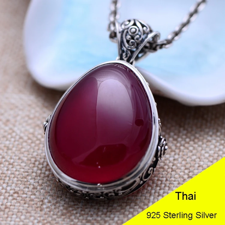 Waterdrop Red Corundum Pendant 925 Sterling Silver Women Thai Silver Fine Jewelry Gift Necklace Accessories DIY Kit CH033934
Waterdrop Red Corundum Pendant 925 Sterling Silver Women Thai Silver Fine Jewelry Gift Necklace Accessories DIY Kit CH033934