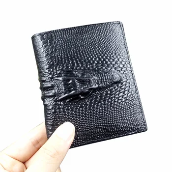 High quality Real cowhide Genuine Leather Wallet, 3D Crocodile design short wallets for men, Fast Wholesale Dropshipping
High quality Real cowhide Genuine Leather Wallet, 3D Crocodile design short wallets for men, Fast Wholesale Dropshipping