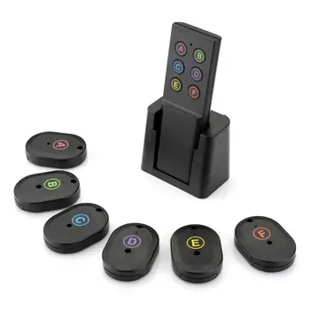 Alarm 7 In 1 Advanced Wireless Key Finder Remote Key Locator Phone Wallets Anti-Lost With Torch Function 7 Receivers And 1 Dock
Alarm 7 In 1 Advanced Wireless Key Finder Remote Key Locator Phone Wallets Anti-Lost With Torch Function 7 Receivers And 1 Dock