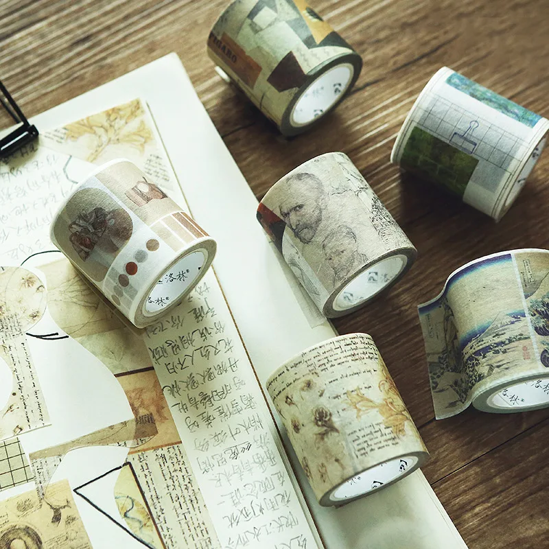 1pcs Foreign masters of the Department of retro Washi tape creative DIY decoration can tear tape
1pcs Foreign masters of the Department of retro Washi tape creative DIY decoration can tear tape