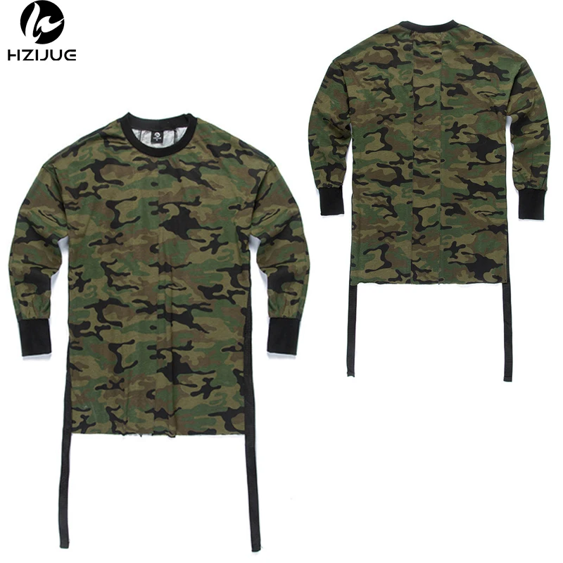 HZIJUE oversized Long sleeve Quality Fashion Men Top t shirt kanye west camo camouflage Hip Hop Swag skate brand Clothing tyga
HZIJUE oversized Long sleeve Quality Fashion Men Top t shirt kanye west camo camouflage Hip Hop Swag skate brand Clothing tyga