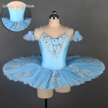Sky Blue Pre-Professional Ballet Dance Tutu with 7 Layers Stiff Tulle Pancake Tutu Ballerina Dance Costumes 11 Sizes BLL057
Sky Blue Pre-Professional Ballet Dance Tutu with 7 Layers Stiff Tulle Pancake Tutu Ballerina Dance Costumes 11 Sizes BLL057