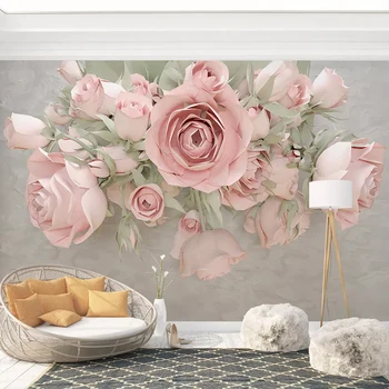 Custom 3D Photo Wallpaper For Bedroom Walls 3D Embossed Non-woven Flower Floral Mural Living Room Sofa TV Background Decoration
Custom 3D Photo Wallpaper For Bedroom Walls 3D Embossed Non-woven Flower Floral Mural Living Room Sofa TV Background Decoration