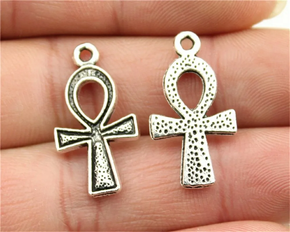 WYSIWYG 10pcs Charms Ankh Cross 25x14mm Antique Silver Pendant Ankh Cross Charms For Jewelry Making Jewelry Findings
WYSIWYG 10pcs Charms Ankh Cross 25x14mm Antique Silver Pendant Ankh Cross Charms For Jewelry Making Jewelry Findings