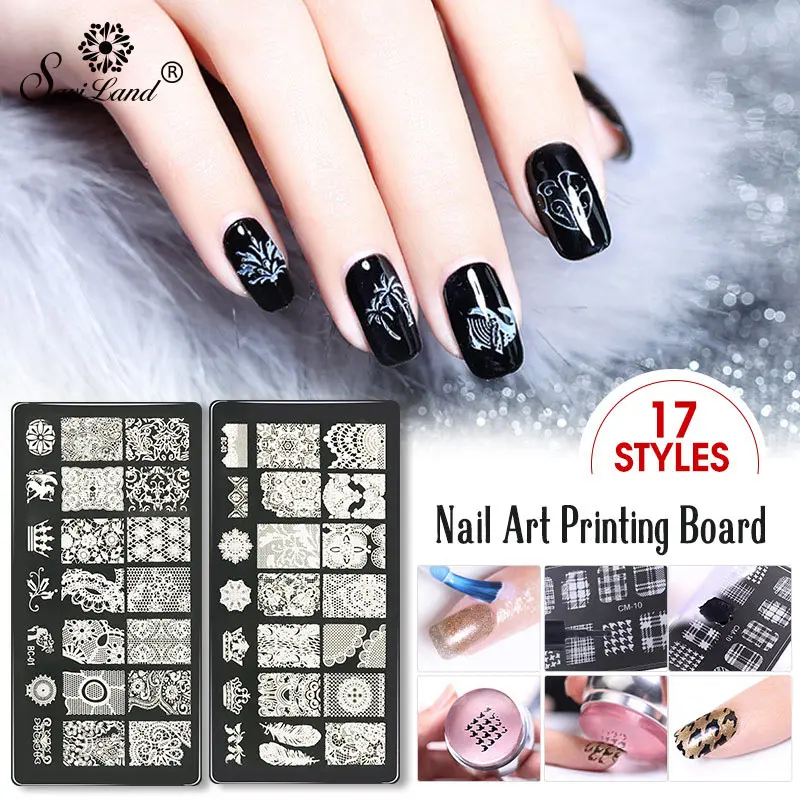 Saviland Nail Stamping Plate Stamper Scraper 3D Fashion Pattern Polish Printing Stamping Plates Beauty Stencils For Nails
Saviland Nail Stamping Plate Stamper Scraper 3D Fashion Pattern Polish Printing Stamping Plates Beauty Stencils For Nails