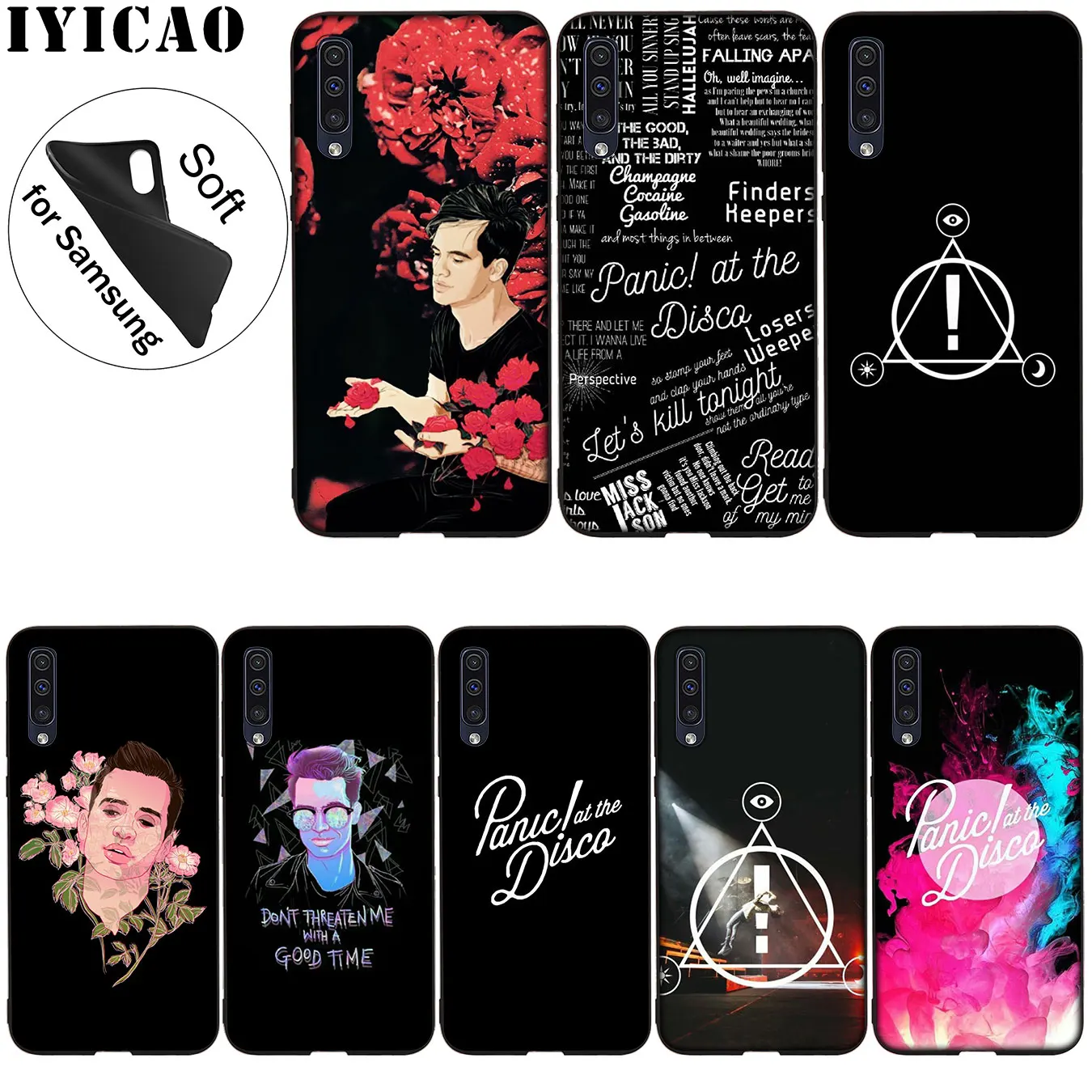 IYICAO Panic At The Disco Soft Silicone Case for Samsung Galaxy A70 A50 A40 A30 A10 M10 M20 M30 Black Cover
IYICAO Panic At The Disco Soft Silicone Case for Samsung Galaxy A70 A50 A40 A30 A10 M10 M20 M30 Black Cover
