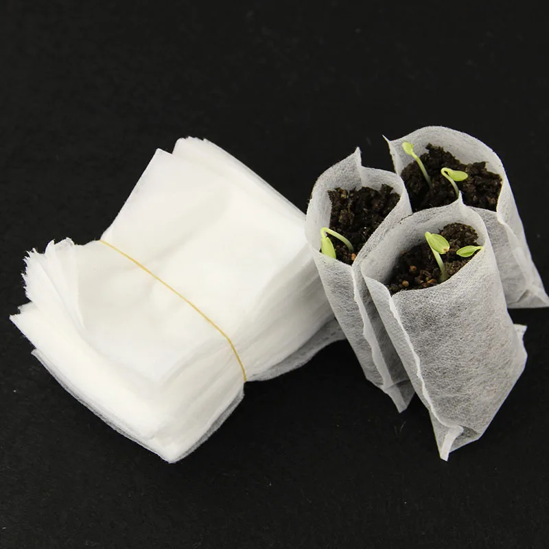 100Pcs 8*10cm/9*10cm non-woven fabric seeding nursery bags Nursery Pots Seedling raising Bags Fabrics Garden Supplies
100Pcs 8*10cm/9*10cm non-woven fabric seeding nursery bags Nursery Pots Seedling raising Bags Fabrics Garden Supplies