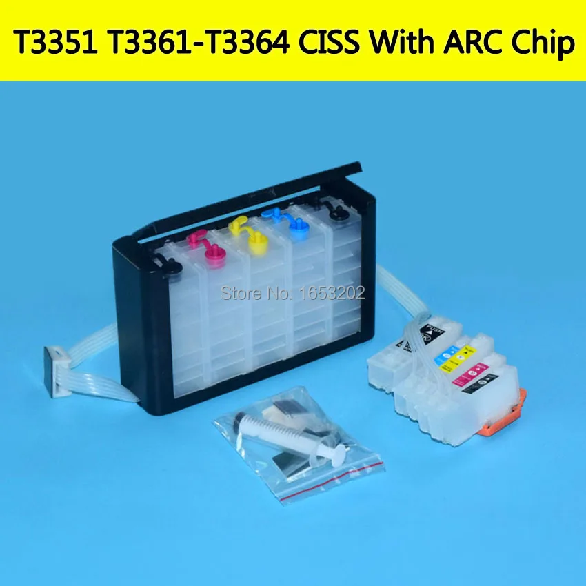 EPSON T3351 T3361-T3364 Bulk ink Ciss With ARC Chip 1 