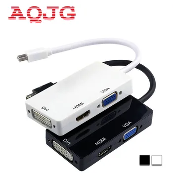 Mini Display Port to VGA HDMI DVI Adapter 3 In 1 Cable Thunderbolt Display Port Converter For MacBook Air Pro Retina Mac iMac
Mini Display Port to VGA HDMI DVI Adapter 3 In 1 Cable Thunderbolt Display Port Converter For MacBook Air Pro Retina Mac iMac