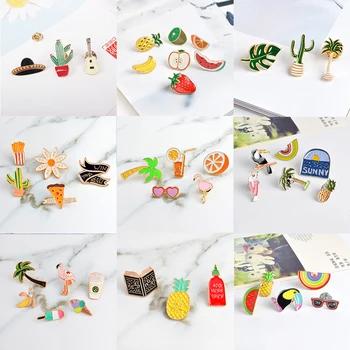 Miss Zoe 3~10pcs/set Plant cactus fruits flamingo Brooch Button Pins Denim Jacket lapel Pin Badge Plant Jewelry Gift for Kids
Miss Zoe 3~10pcs/set Plant cactus fruits flamingo Brooch Button Pins Denim Jacket lapel Pin Badge Plant Jewelry Gift for Kids