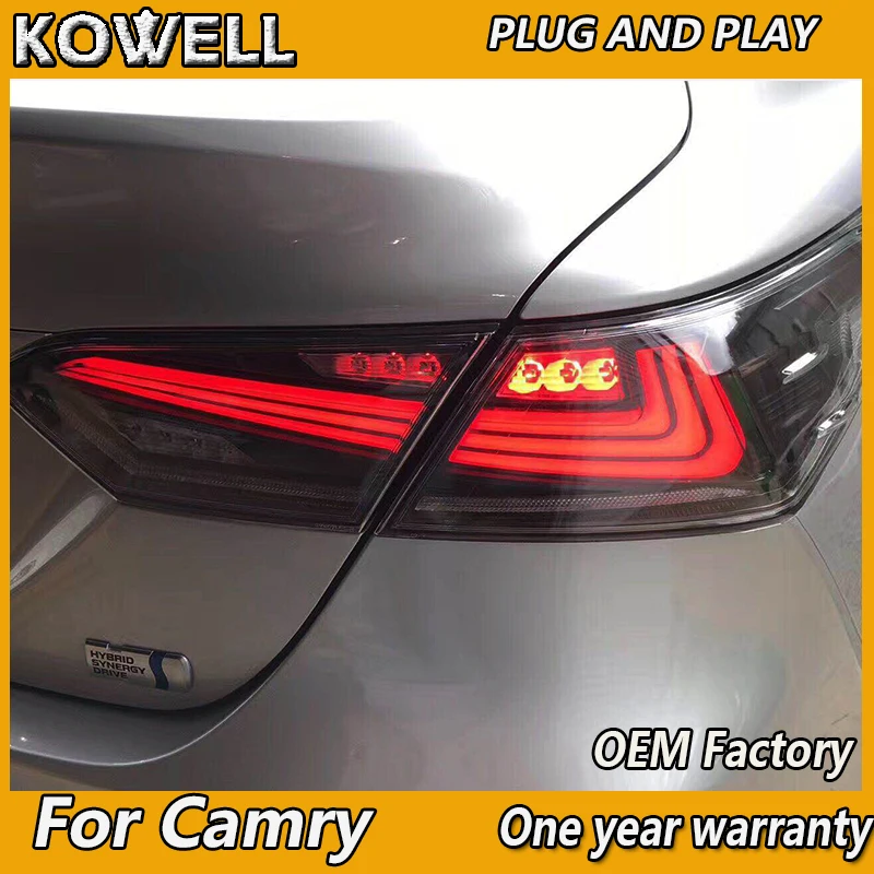 4pcs KOWELL Car Styling for 2018 Camry Taillights Camry LED Tail Lamp Rear Lamp DRL+Dynamic Turn Signal+Brake+Reverse taillight
4pcs KOWELL Car Styling for 2018 Camry Taillights Camry LED Tail Lamp Rear Lamp DRL+Dynamic Turn Signal+Brake+Reverse taillight