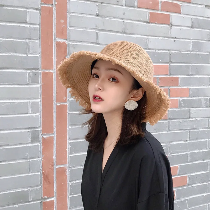 RUBY VICKY Handmade Weave Raffia Large Brim Straw Hat Outdoor Beach Summer Caps Sun Hats For Women
RUBY VICKY Handmade Weave Raffia Large Brim Straw Hat Outdoor Beach Summer Caps Sun Hats For Women