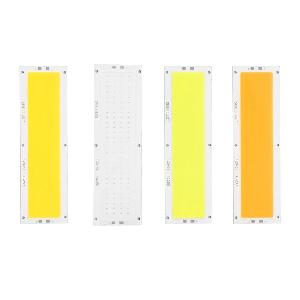 12V-14V 10W LED Light Strip 120x36mm COB LED Module Four Lights Colors Optional Light Bar DIY Light Kit
12V-14V 10W LED Light Strip 120x36mm COB LED Module Four Lights Colors Optional Light Bar DIY Light Kit
