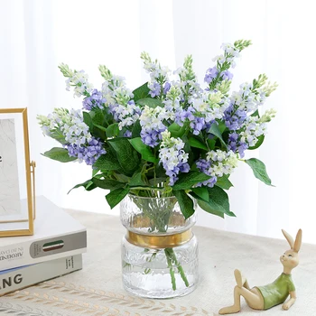 Flowers branch Beautiful Artificial Bouquet Fake Flower Hyacinth Charming decorative fake flower
Flowers branch Beautiful Artificial Bouquet Fake Flower Hyacinth Charming decorative fake flower