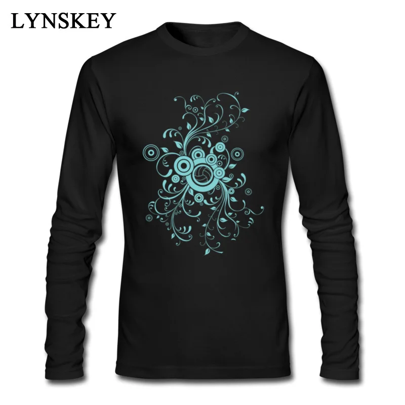 blue floral with volley ball_black