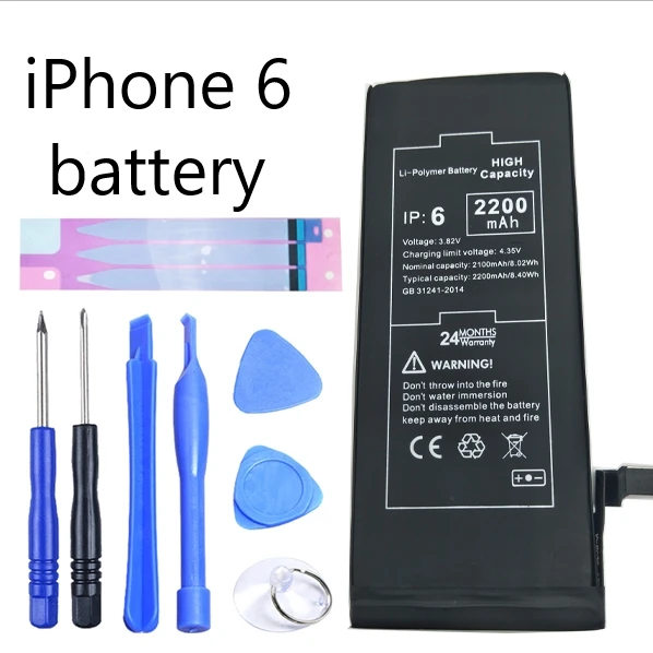 Applicable to the original mobile phone iphone 6 battery rechargeable battery built-in lithium ion battery 2200 mah
Applicable to the original mobile phone iphone 6 battery rechargeable battery built-in lithium ion battery 2200 mah
