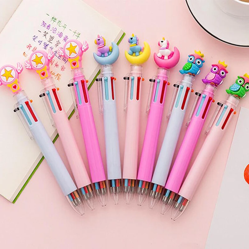 6 Colors Owl Ballpoint Pen Cartoon Unicorn Heart Ball Pens Material Escolar office school Writing supplies
6 Colors Owl Ballpoint Pen Cartoon Unicorn Heart Ball Pens Material Escolar office school Writing supplies