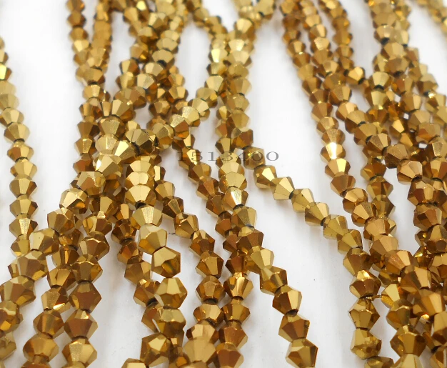 new golden 100pcs 4mm Bicone Austria Crystal Beads charm Glass Beads Loose Spacer Bead for DIY Jewelry Making
new golden 100pcs 4mm Bicone Austria Crystal Beads charm Glass Beads Loose Spacer Bead for DIY Jewelry Making