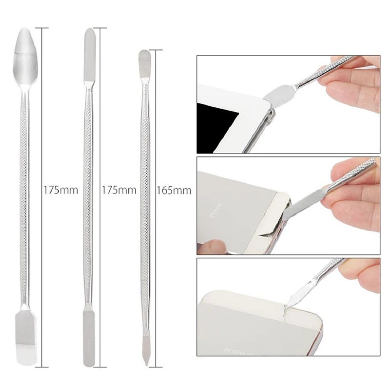Spudger Scraper Set Pry Bar Stick LCD Prying Opening Repair Tool For iPhone iPad iPod Cell Phone Laptop Tablet
Spudger Scraper Set Pry Bar Stick LCD Prying Opening Repair Tool For iPhone iPad iPod Cell Phone Laptop Tablet