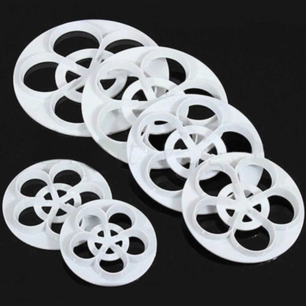 6pcs/set Rose Flower Petal Cake Mold Paste Baking Tool DIY Cookie Cutter Chocolate Practical Fondant Decorating Non-stick
6pcs/set Rose Flower Petal Cake Mold Paste Baking Tool DIY Cookie Cutter Chocolate Practical Fondant Decorating Non-stick