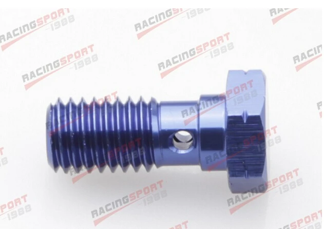 Banjo Bolt M12 x 1.25 Aluminium Banjo Bolt Brake caliper Adaptor 63004
Banjo Bolt M12 x 1.25 Aluminium Banjo Bolt Brake caliper Adaptor 63004