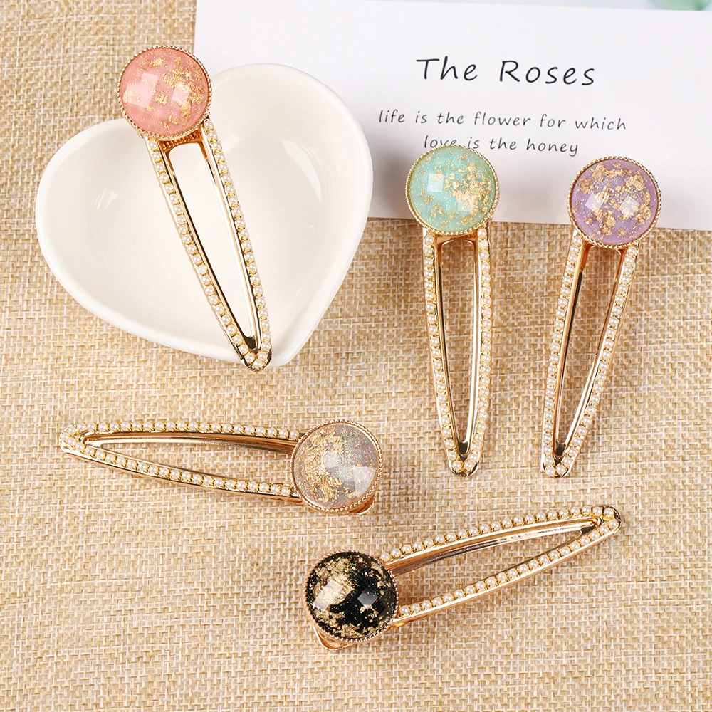 Women Girls Vintage Elegant Crystal Hair Pins Teardrop Round Bead Sequin Hairgrip Metal Gold Hair Clips Hair Accessories
Women Girls Vintage Elegant Crystal Hair Pins Teardrop Round Bead Sequin Hairgrip Metal Gold Hair Clips Hair Accessories