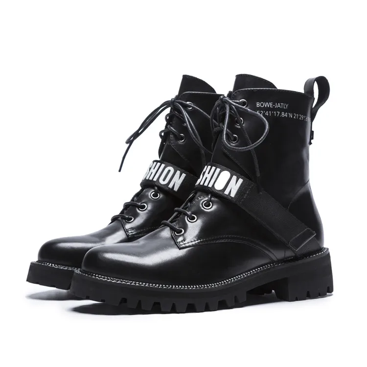 Zorssar 2019 women ankle boots cow leather lace up black color winter warm fur boots low heel women martin boots size 34-40 
Zorssar 2019 women ankle boots cow leather lace up black color winter warm fur boots low heel women martin boots size 34-40