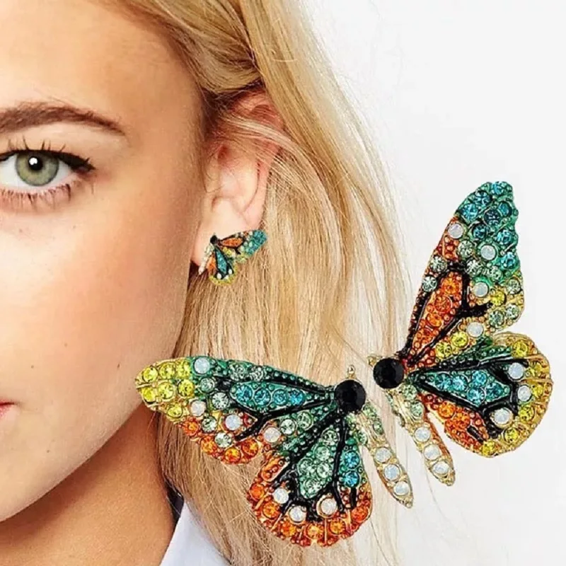 MISANANRYNE Creative Butterfly Stud Earrings Rhinestone Necklace Jewelry Set Fashion Women Birthday Party Jewelry New Arrivel
MISANANRYNE Creative Butterfly Stud Earrings Rhinestone Necklace Jewelry Set Fashion Women Birthday Party Jewelry New Arrivel