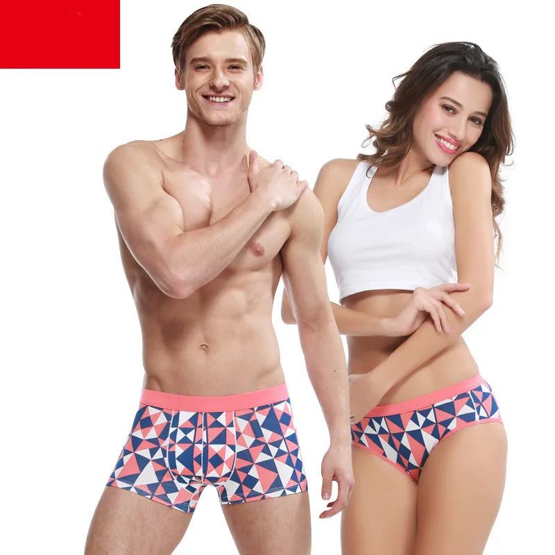 Couples Underwear Lovers Clothing Cotton Panties Women Men Boxer Masculine Shorts Heart-shaped Print Sexy Briefs Women
Couples Underwear Lovers Clothing Cotton Panties Women Men Boxer Masculine Shorts Heart-shaped Print Sexy Briefs Women