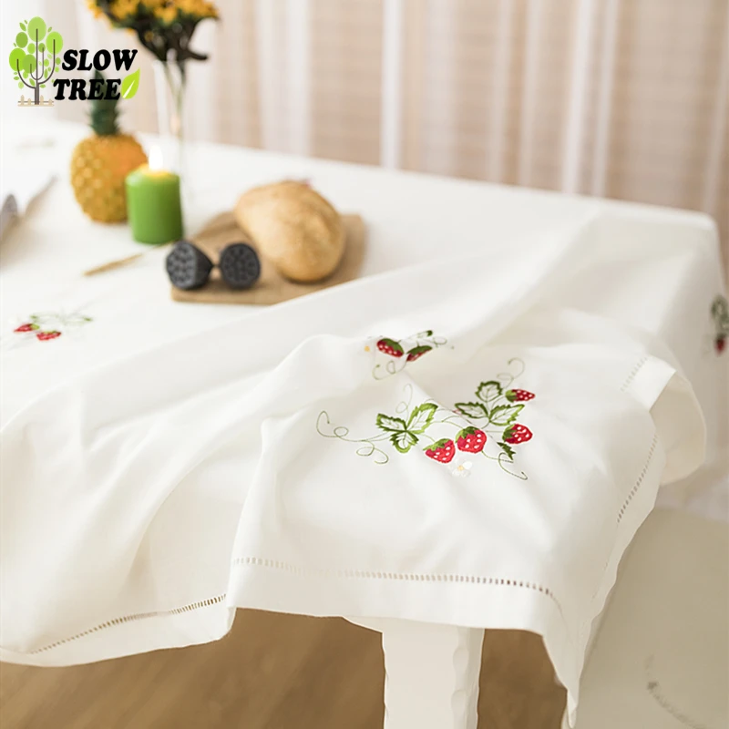 Slow Tree White Tablecloth Clean Table Fresh Flower Lace Embroidery Circular Cloth Table Covers Pastoral Square Home Decoration
Slow Tree White Tablecloth Clean Table Fresh Flower Lace Embroidery Circular Cloth Table Covers Pastoral Square Home Decoration