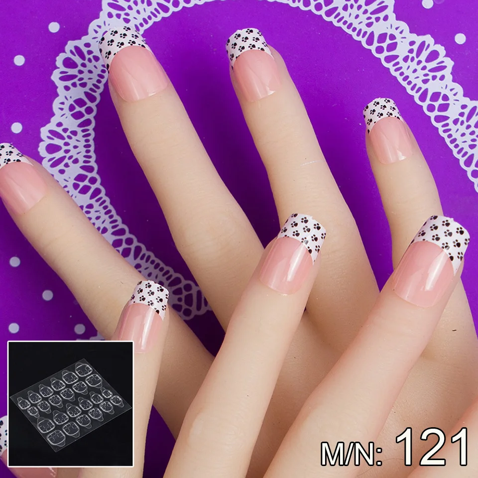 JQ 24 pcs Nail Art Tips in 1 Box With Nail Adhesive Glue Tape Press On False Tips Full Cover Fake Nail Tip Faux ongles JQ121
JQ 24 pcs Nail Art Tips in 1 Box With Nail Adhesive Glue Tape Press On False Tips Full Cover Fake Nail Tip Faux ongles JQ121