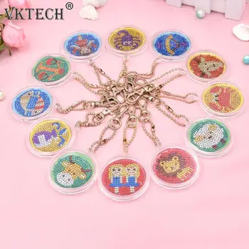 12pcs Constellation DIY Keychain Full Drill Diamond Painting Key Pendant Cross Stitch Embroidery Women Bag Key Chain
12pcs Constellation DIY Keychain Full Drill Diamond Painting Key Pendant Cross Stitch Embroidery Women Bag Key Chain