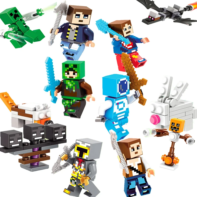 TM7003 Legoing Figures Minecraft in Blocks My World Arms Legoing Figure Assembly Children's Educational Toys Minecraft Zombie
TM7003 Legoing Figures Minecraft in Blocks My World Arms Legoing Figure Assembly Children's Educational Toys Minecraft Zombie