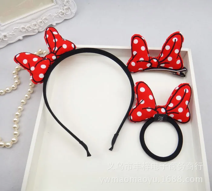 Min Mic Bow Ear Cloth Headband Hairband Clip Elastic Rope 3pcs Sets Cute Girls Kids Hello kitty Festival Hair Accessories
Min Mic Bow Ear Cloth Headband Hairband Clip Elastic Rope 3pcs Sets Cute Girls Kids Hello kitty Festival Hair Accessories