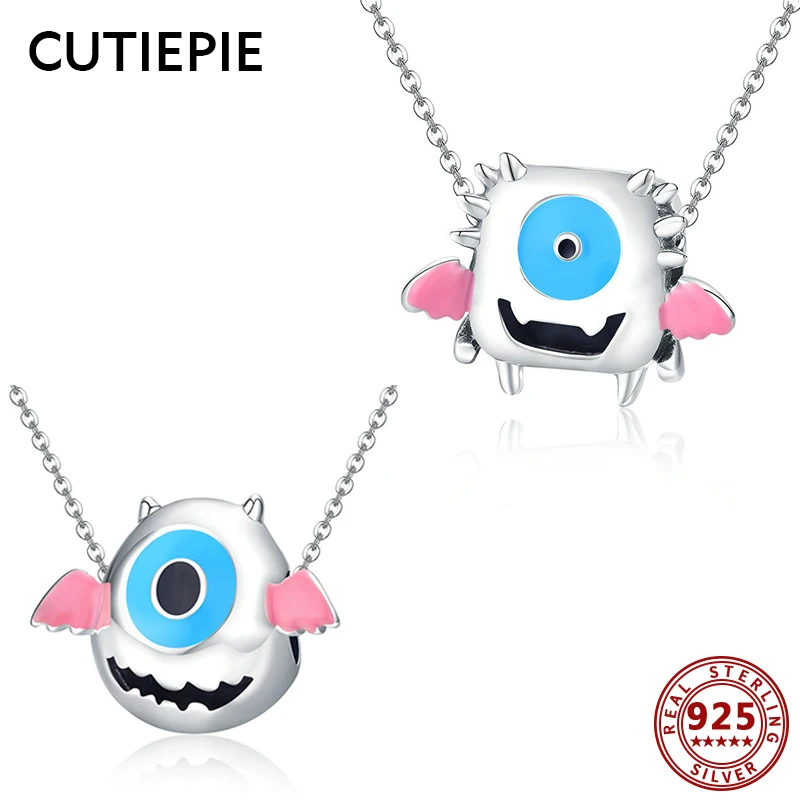 CUTIEPIE Cute 100% Real 925 Sterling Silver Lovely Eye Bat Monster Necklace for Women Pendant Necklace Silver Jewelry Party Gift
CUTIEPIE Cute 100% Real 925 Sterling Silver Lovely Eye Bat Monster Necklace for Women Pendant Necklace Silver Jewelry Party Gift