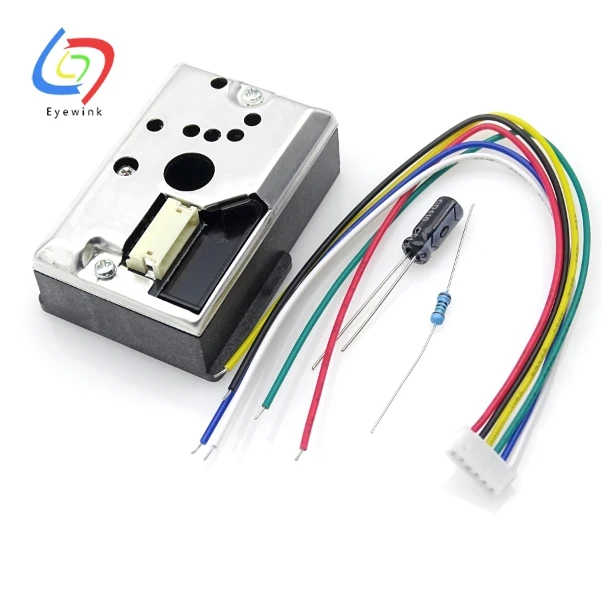 GP2Y1014AU0F Compact Optical Dust Sensor Compatible GP2Y1010AU0F GP2Y1010AUOF Smoke Particle Sensor With Cable
GP2Y1014AU0F Compact Optical Dust Sensor Compatible GP2Y1010AU0F GP2Y1010AUOF Smoke Particle Sensor With Cable