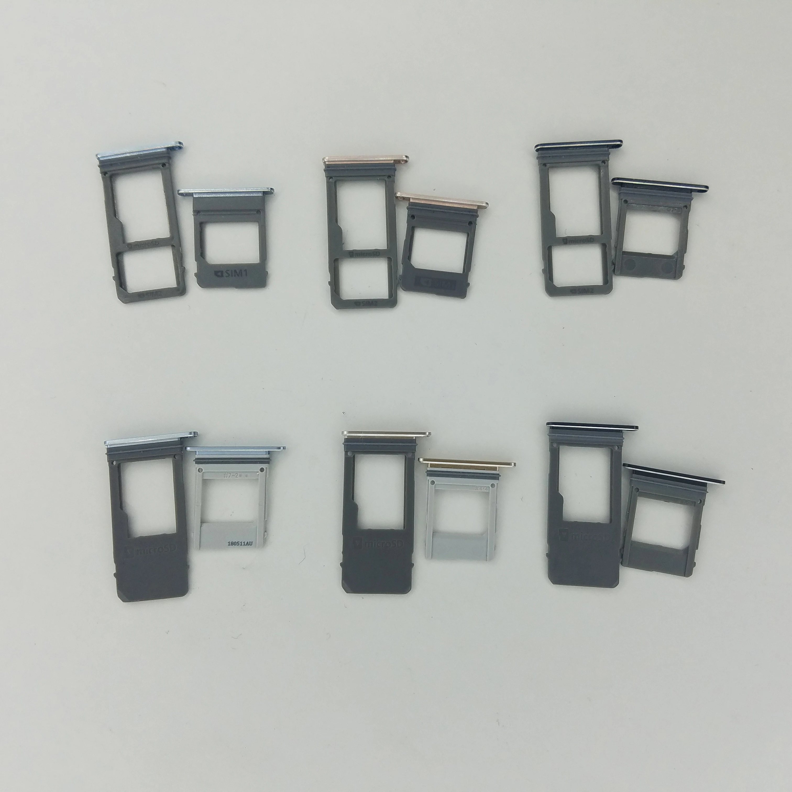 

For Samsung Galaxy A5 A7 2017 A520 A520F A720 A720F Original Phone Housing New SIM Tray Adapter Micro SD Card Tray Holder