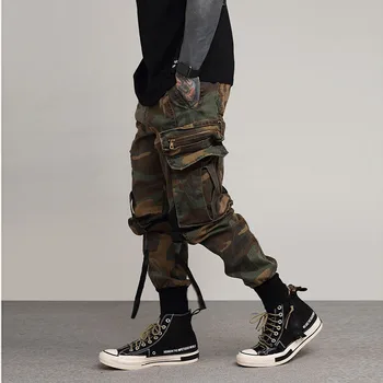 Autumn New Camouflage Cargo Pants Men Military Camo Buckle Straps Streetwear Jogger Pants Men Trousers
Autumn New Camouflage Cargo Pants Men Military Camo Buckle Straps Streetwear Jogger Pants Men Trousers