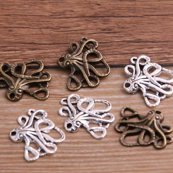 20PCS 20*24mm Animal Charms Devilfish Pendant Two Color DIY Retro Jewelry Bracelet Necklace Charms Pendant
20PCS 20*24mm Animal Charms Devilfish Pendant Two Color DIY Retro Jewelry Bracelet Necklace Charms Pendant
