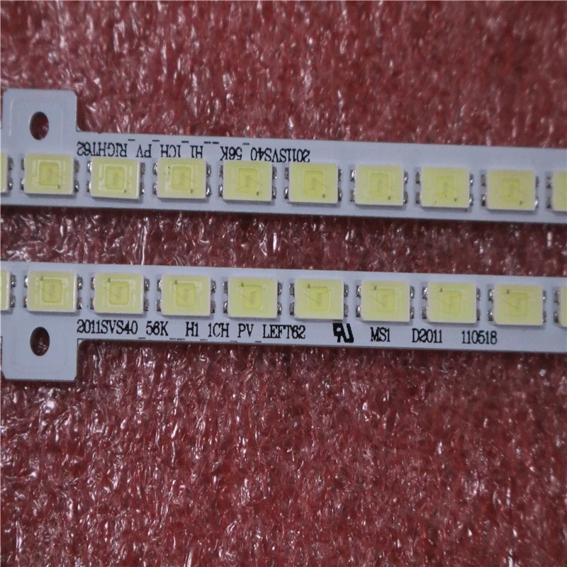Для Samsung UA40D5000PR BN64-01639A лампа 2011SVS40-56K-H1-1CH-PV 2011SVS40-FHD-5K6K-LEFT 1 шт. = 62 светодиода 440 мм 10