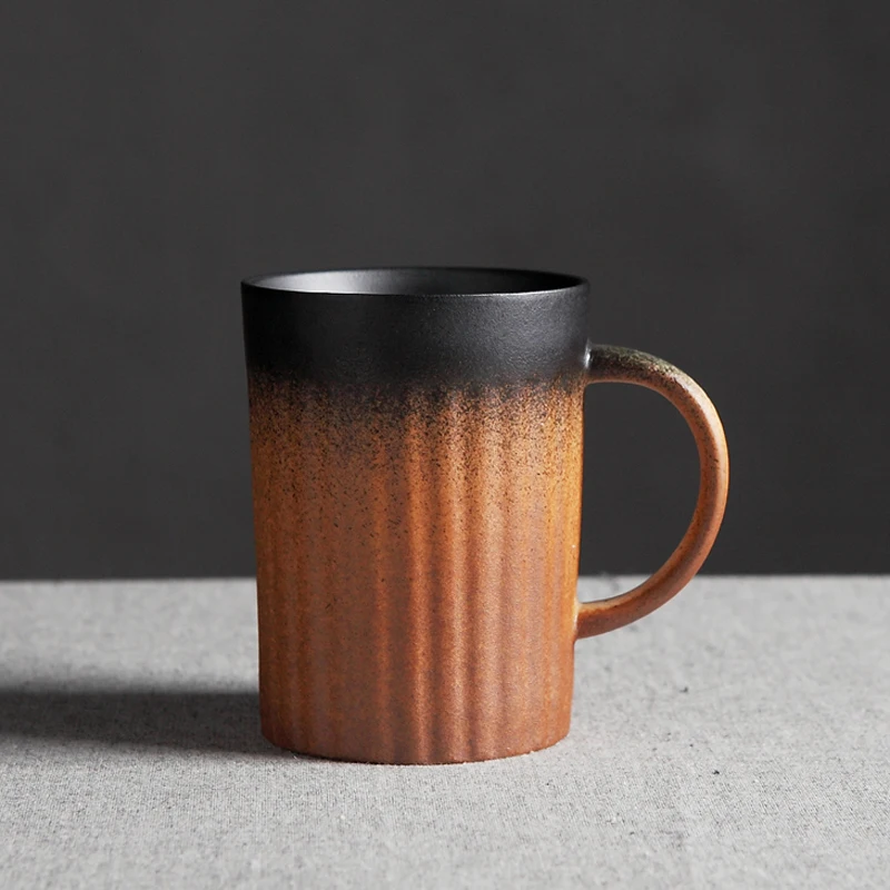 400ml Large Coffee Mug Tea Cup Cool Porcelain Office Cafe Mug Personalized Gradient Ceramic Coffee Cups Fancy Mug Gift Drinkware (3)