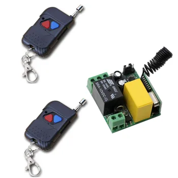 AC 220V RF Wireless Remote Control Switch Light Lamp LED Switch Mini Receiver +2 Transmitter 315/433Mhz Remote ON OFF Controller
AC 220V RF Wireless Remote Control Switch Light Lamp LED Switch Mini Receiver +2 Transmitter 315/433Mhz Remote ON OFF Controller