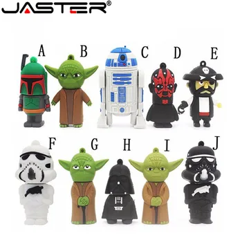 JASTER 2018 Hot fashion Cartoon Star Wars Series USB Flash Drives 2.0 4GB 8GB 16GB 32GB 64GB gift USB Flash Memory Stick
JASTER 2018 Hot fashion Cartoon Star Wars Series USB Flash Drives 2.0 4GB 8GB 16GB 32GB 64GB gift USB Flash Memory Stick