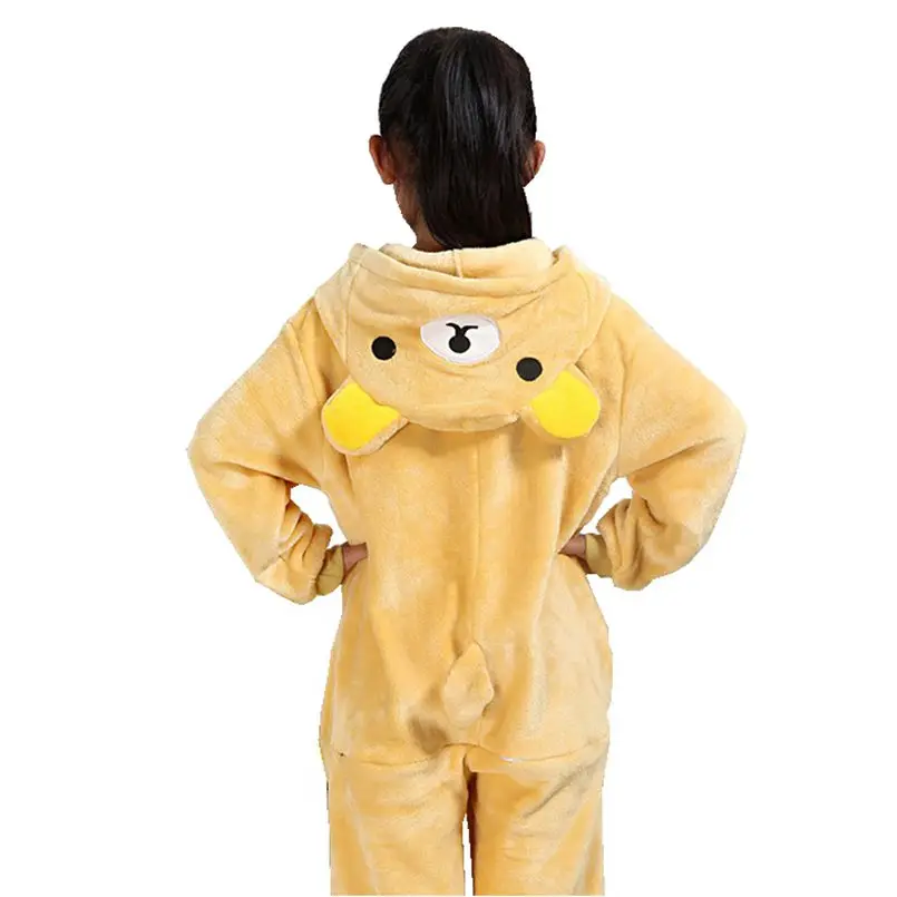 Boy Girl Children Yellow Bear Pajamas Set Flannel Kids Animal Cartoon Cosplay Hooded Pijama infantil Kigurumi Sleepwear
Boy Girl Children Yellow Bear Pajamas Set Flannel Kids Animal Cartoon Cosplay Hooded Pijama infantil Kigurumi Sleepwear