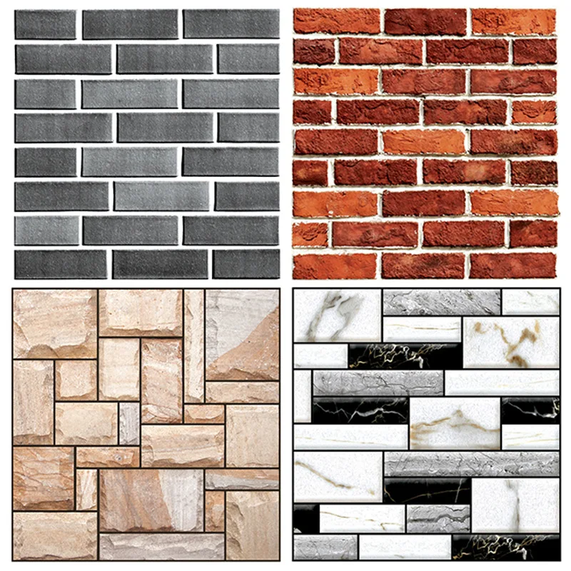 30*30CM 3D Stone Brick Wallpaper Removable PVC Wall Sticker Home Decor Art Wall Paper for Bedroom Living Room Background Decal
30*30CM 3D Stone Brick Wallpaper Removable PVC Wall Sticker Home Decor Art Wall Paper for Bedroom Living Room Background Decal