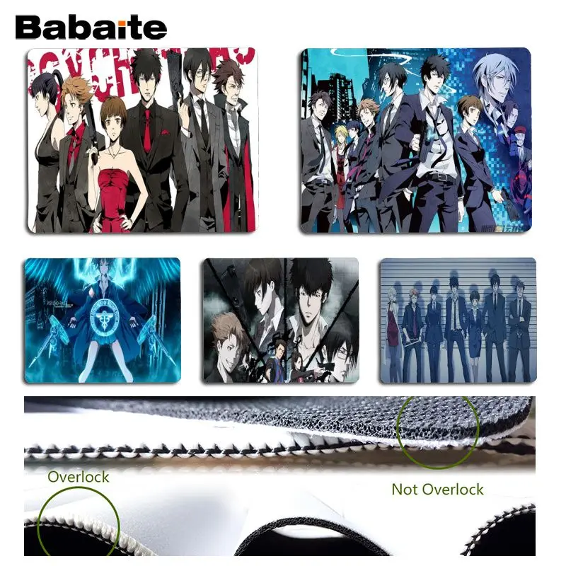 Babaite Simple Design Psycho Pass Durable Rubber Mouse Mat Pad Size for 180x220x2mm and 250x290x2mm Small Mousepad
Babaite Simple Design Psycho Pass Durable Rubber Mouse Mat Pad Size for 180x220x2mm and 250x290x2mm Small Mousepad