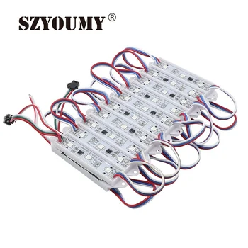 SZYOUMY 3 Leds 5050 WS2811 Dream Color Individually Addressable Full Color RGB LED Module Light Waterproof DC12V Free Shipping
SZYOUMY 3 Leds 5050 WS2811 Dream Color Individually Addressable Full Color RGB LED Module Light Waterproof DC12V Free Shipping