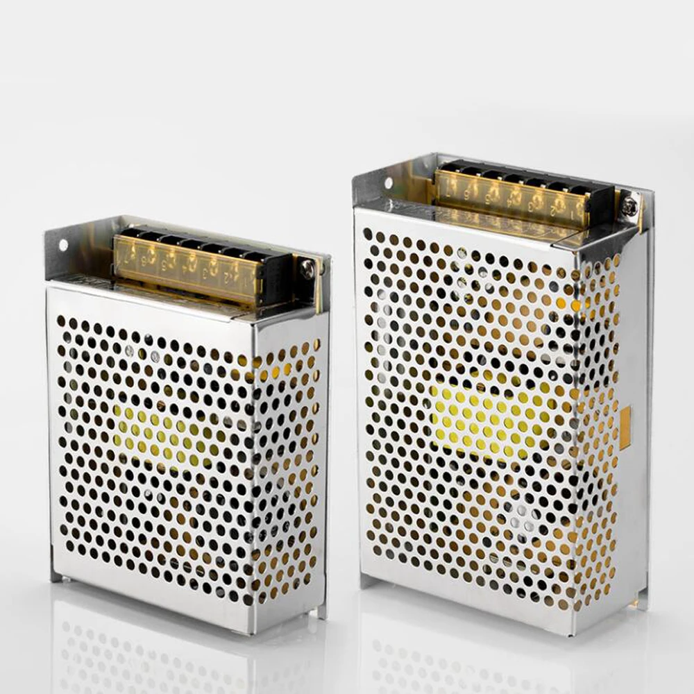 DC 24V 12V Power Supply Adapter Lighting Transformer 5A 10A 15A 20A 30A LED driver regulated switch for LED strip Module Lamp
DC 24V 12V Power Supply Adapter Lighting Transformer 5A 10A 15A 20A 30A LED driver regulated switch for LED strip Module Lamp